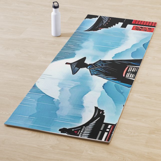 Tapete De Yoga Rainy Samurai: Vigília Silenciosa (In Situ)