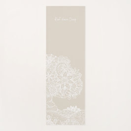 Tapete De Yoga Raiz Para Baixo Árvore Profunda Da Vida Mandala De