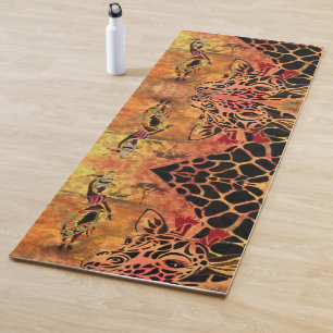 Tapete De Yoga Rapariga africana Yoga Mat