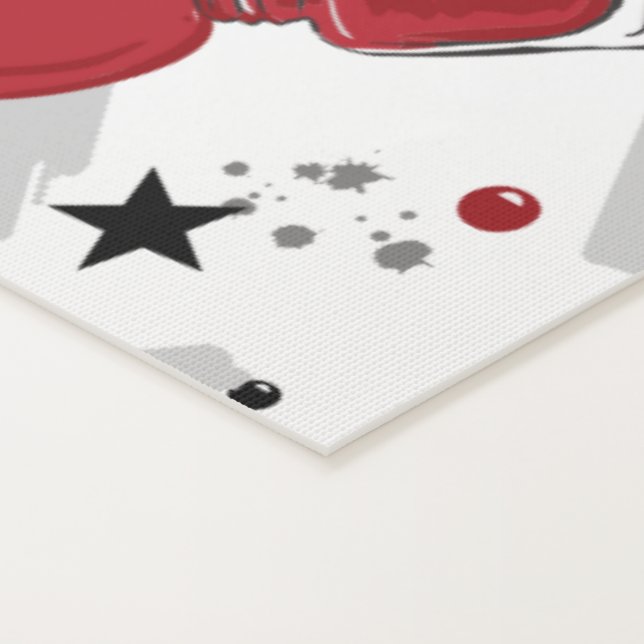 Tapete De Yoga Rapariga do centro (Detalhe)