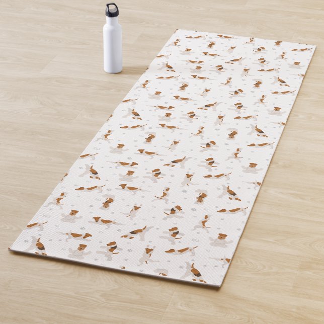 Tapete De Yoga Raposa inglesa terrier yoga (In Situ)