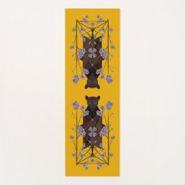 Tapete De Yoga Raposa Voadora Mostarda Yoga Mat