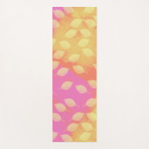 Rapsódia em Amarelo, Terracotta e Violet Abstrato