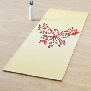 Tapete De Yoga Red Phoenix Rises