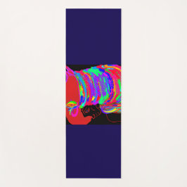 Tapete De Yoga Reddish-Orange Fox Warrior Princess Two-Toned 