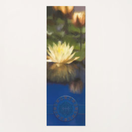 TAPETE DE YOGA REFLEXÃO DA PERFECÇÃO DA FLOR DE LOTUS