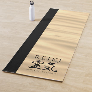 Tapete De Yoga Reiki 霊 気 Energia do Caligráfico Japonês