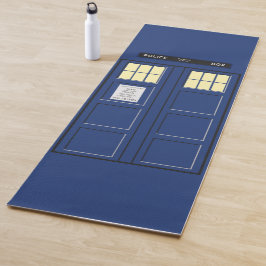 Tapete De Yoga Reino Unido - Blue Police Call Box 1