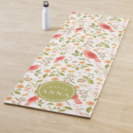 Tapete De Yoga Relax & Flow – Botanical Birds
