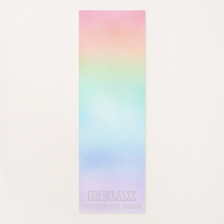 TAPETE DE YOGA RELAX PASTEL RAINBOW YOGA MAT