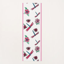 Relaxando Dragonistas Rosa Yoga Mat