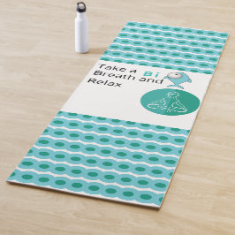 Tapete De Yoga Respire fundo e relaxe Yoga Mat