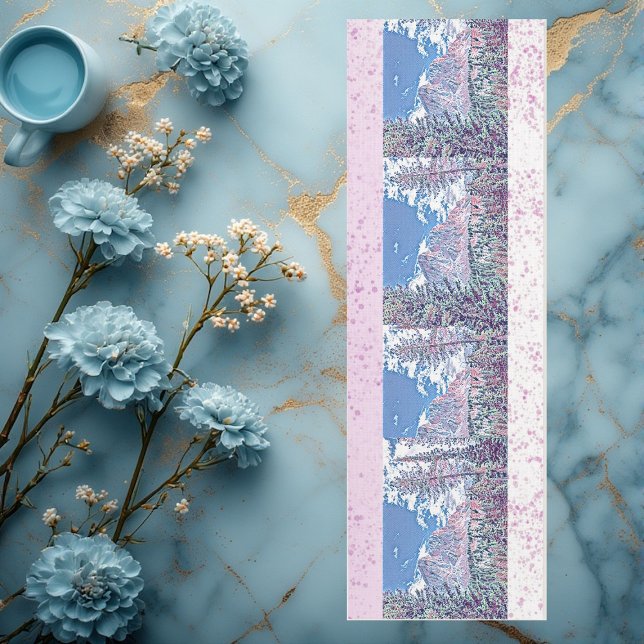 Tapete De Yoga Retretação da Meditação de Neve Branca no Céu Azul (Blue Sky White Snow Mountain Meditation Retreat Yoga Mat)