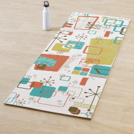 Tapete De Yoga Retro Clássico