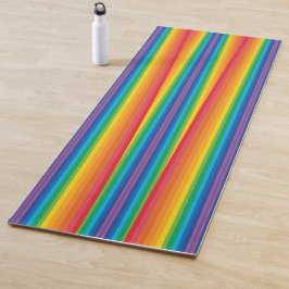 Tapete De Yoga Retro Rainbows Yoga Mat