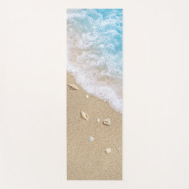 Tapete De Yoga Reversible Blue Beach Waves Yoga Mat