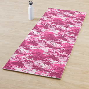 Tapete De Yoga Reversos da menina de Tradewinds Hula aos hibiscus