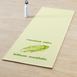 Tapete De Yoga "Romaine Calm - Meditação de Alface"