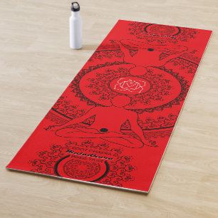 Tapete De Yoga Root Chakra - Muladhara Mandala - Essência de Arra