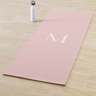 Tapete De Yoga rosa mole - adicionar monograma 