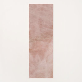 Tapete De Yoga Rosa Quartz Crystal Marble Yoga Mat
