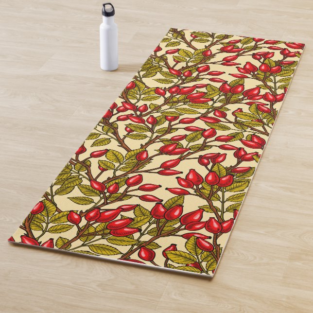Tapete De Yoga Rosa, vermelho, verde, amarelo (In Situ)