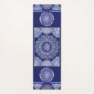 Tapete De Yoga Rosace Azul