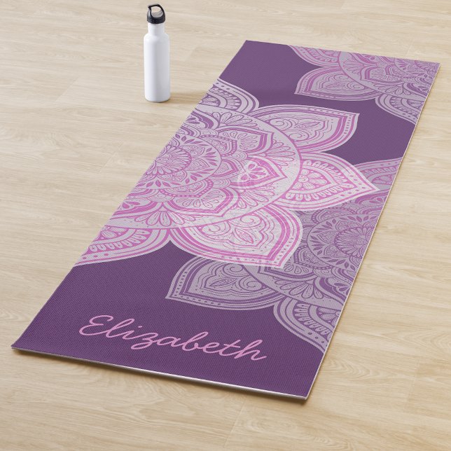 Tapete De Yoga Rosaline Mandala Personalized Yoga Mat (Criador carregado)
