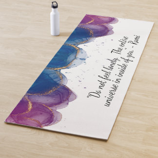 Tapete de Yoga Roxo e Azul