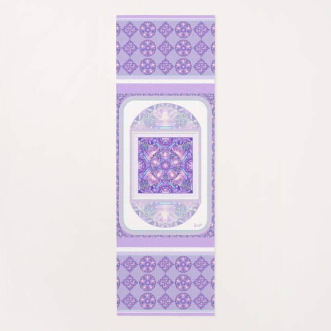 Tapete De Yoga Roxo W1 (Frente)