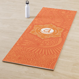Tapete De Yoga Sacral Chakra Yoga Mat - 03p