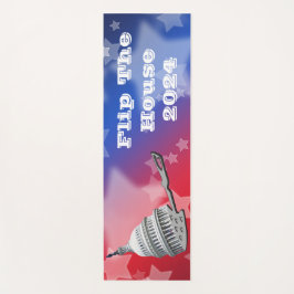 Tapete De Yoga Sacudir Votação Azul 2024