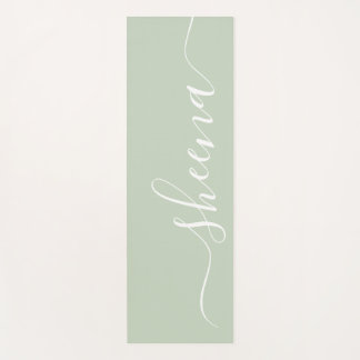 Tapete De Yoga Sage Green Yoga Mat Personalizado