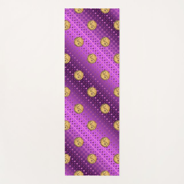 Tapete De Yoga Sagitário e Bomba de Fogo (Frente)