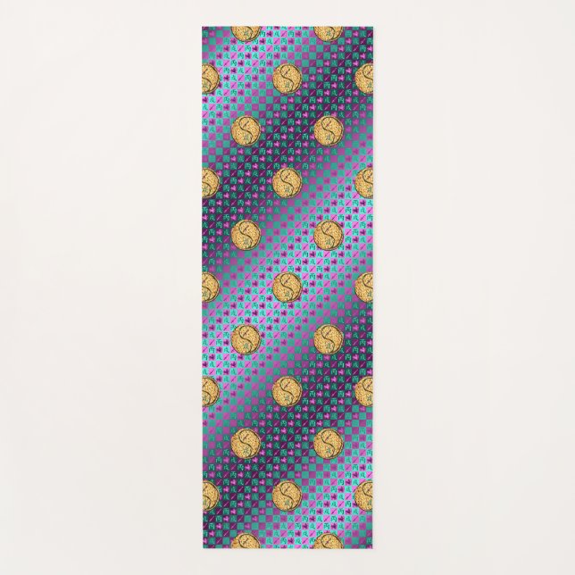 Tapete De Yoga Sagitário e Cão Fogo (Frente)