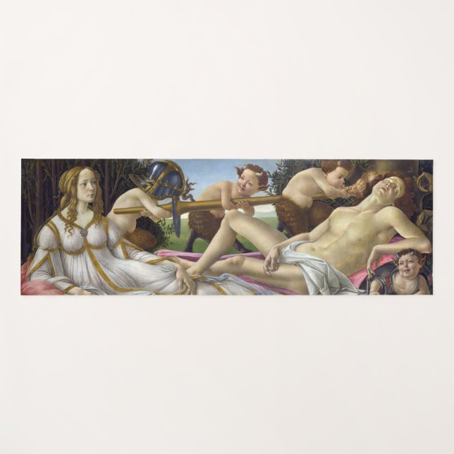 Tapete De Yoga Sandro Botticelli - Vênus e Marte (Frente (Horizontal))