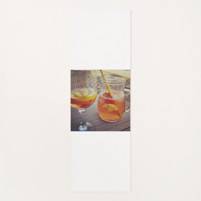 Tapete De Yoga Sangria e Sol (Frente)