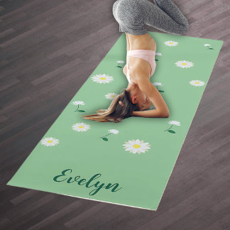 Tapete De Yoga Sangue Fresco - Zazzle Yoga Mat Verde Elegante
