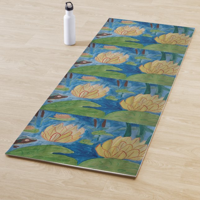 Tapete De Yoga Sapo e Waterlily Yoga Mat (In Situ)