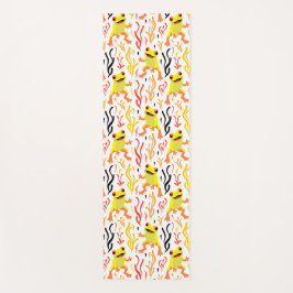 Tapete De Yoga Sapos Reproduzíveis