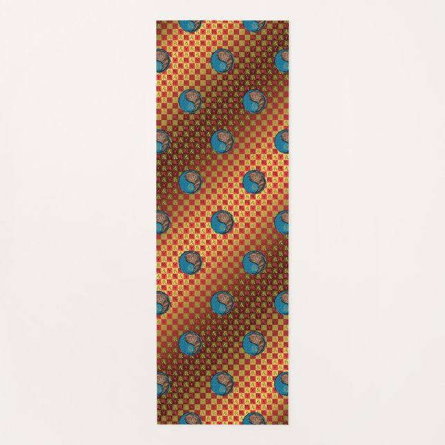 Tapete De Yoga Scorpio & Earth Dragon (Frente)