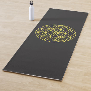 Tapete De Yoga Sementes Da Vida Sagrada Geometria