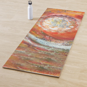 Tapete De Yoga Sementes de Eco Yoga Mat do Estilo Livre da Vida