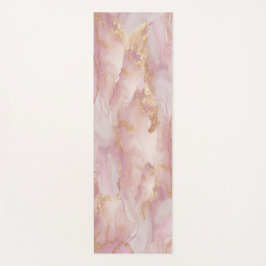 Tapete De Yoga Seraphina Rosa e Dourada Yoga Mat