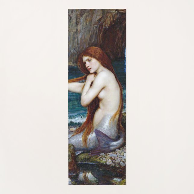 Tapete De Yoga Sereia, John William Waterhouse (Frente)