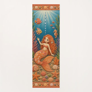 Tapete De Yoga Sereia Quilty Laranja