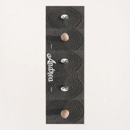 Tapete De Yoga sereno psicodélico personalizado pedra do mar mode