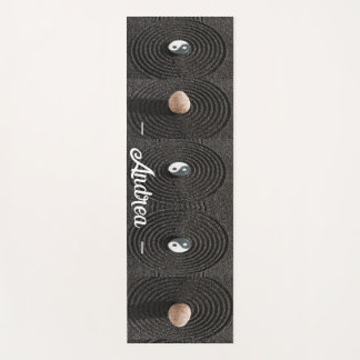 Tapete De Yoga sereno psicodélico personalizado pedra do mar mode