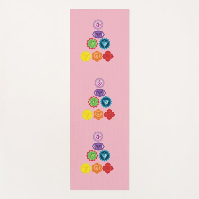 Tapete De Yoga Seven Chakra Yoga Mat (Frente)