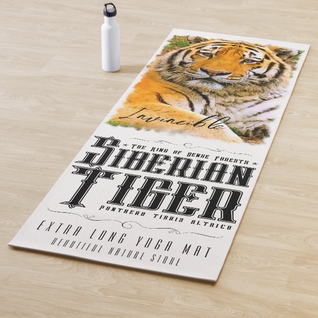 Tapete De Yoga Siberian Tiger ヨガマット (In Situ)